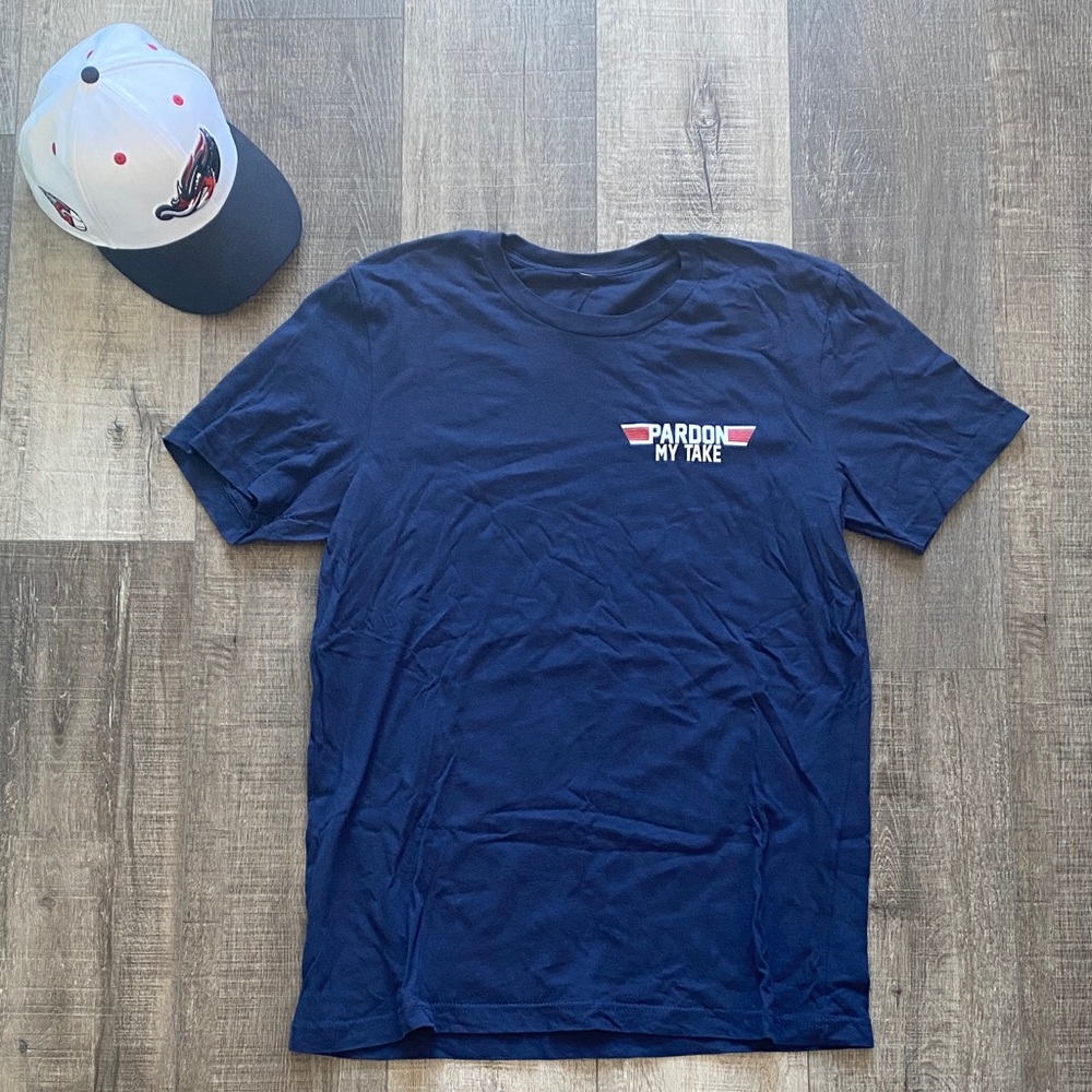 Barstool’s Pardon My Take Navy Blue Men's T-Shirt